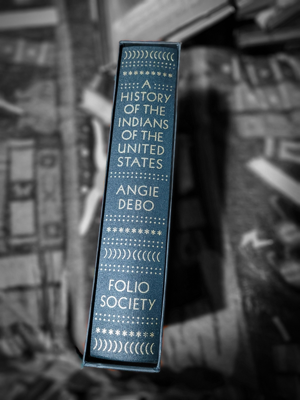 Blue Clothbound Book - A History of the Indians of the United States